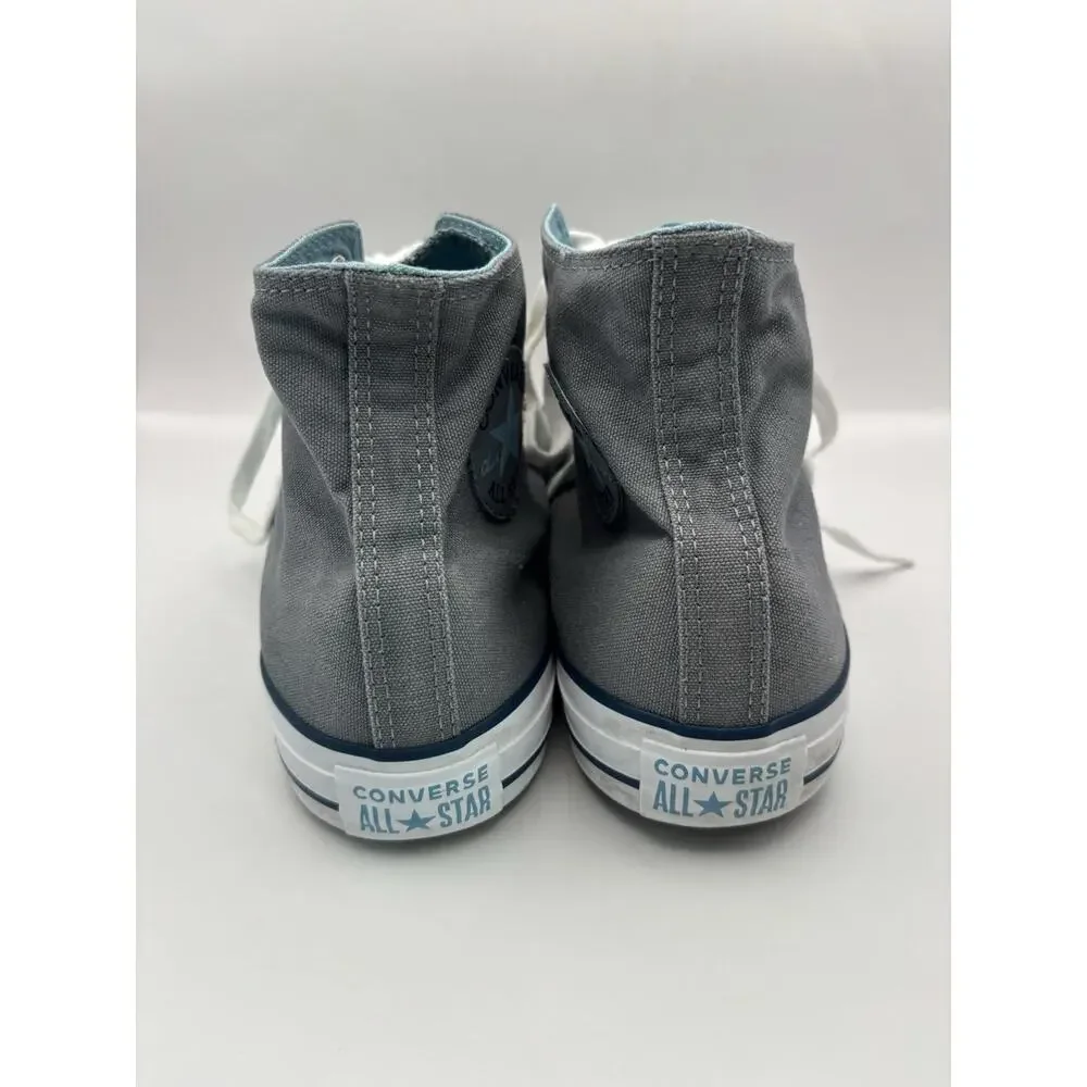 Converse Chuck Taylor All Star Cool Grey High Top Sneakers Men 10.5 Women 12.5